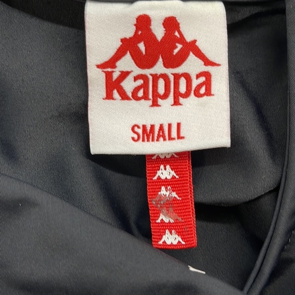 Kappa Black Blue Pink Football Efin Sports Bra Size Small - Picture 8 of 9